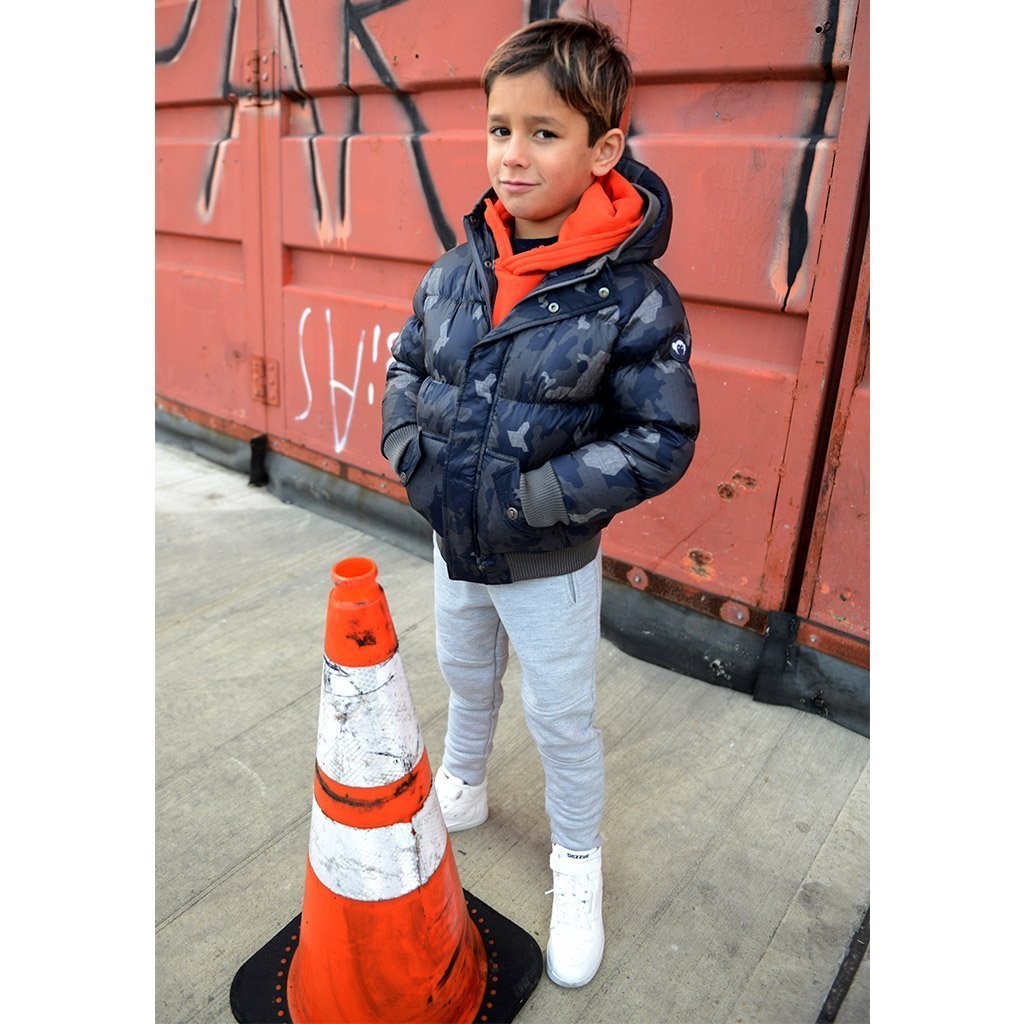 Appaman Puffy Coat Abstract Camo