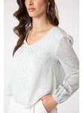 Jordana Top Mint Python