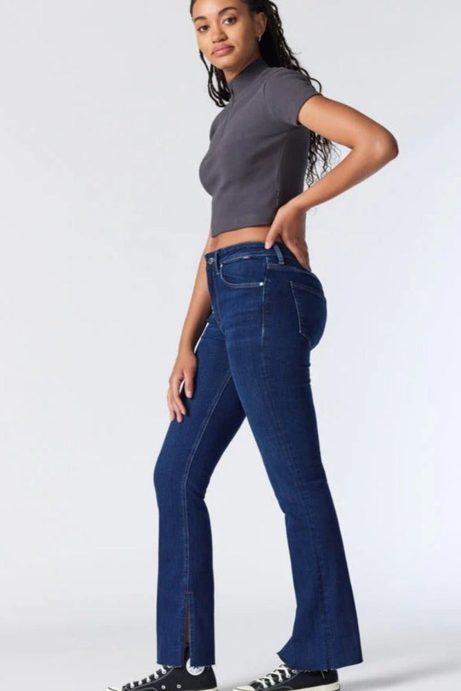 Maria Slit Hem Flare