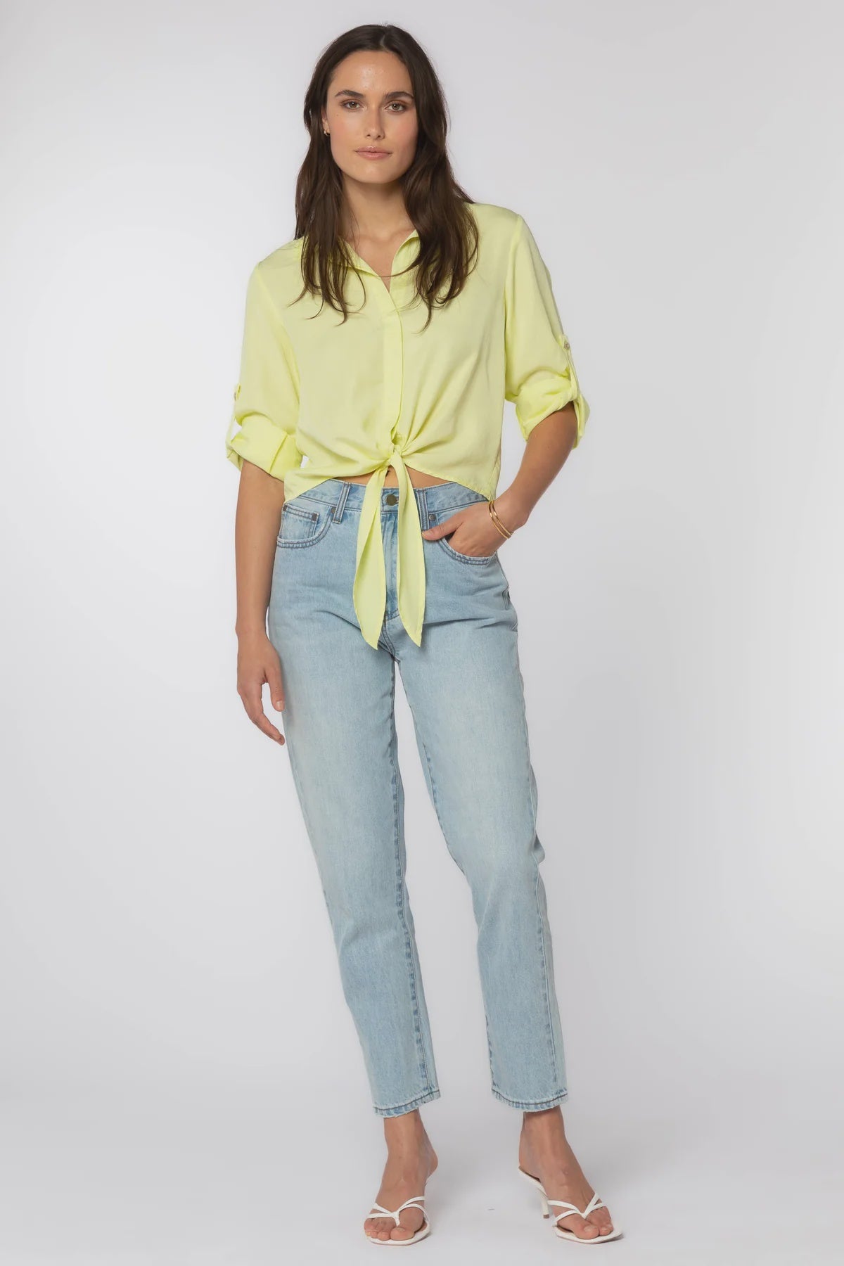 Solange Yellow Top