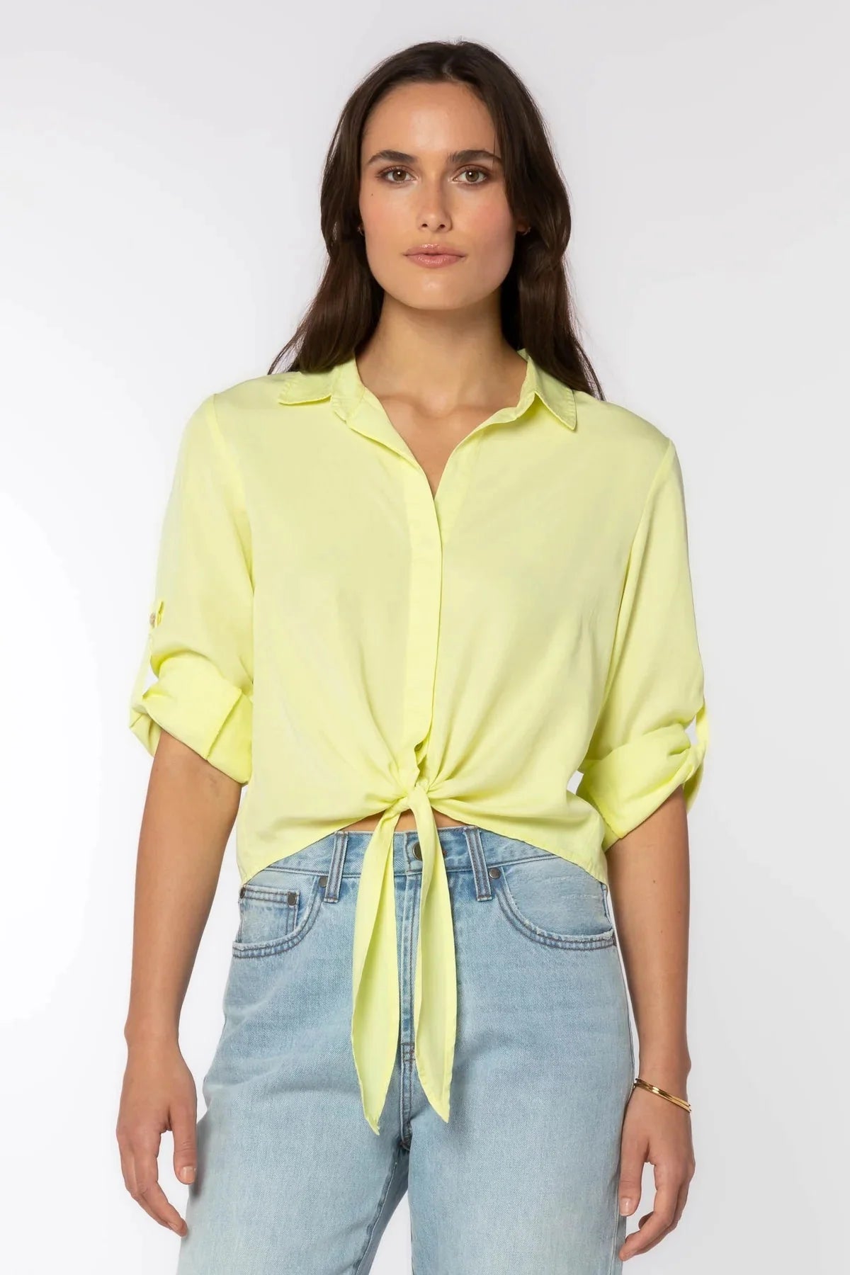 Solange Yellow Top