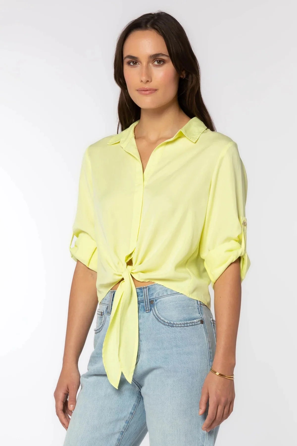 Solange Yellow Top
